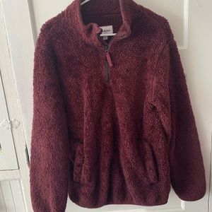 Oversized fuzzy sweater size small